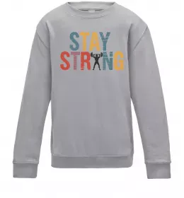 Дитячий світшот Today i`m a serious goose Сірий меланж фото