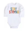 Дитячий бодік Stay strong and believe in yourself Білий фото