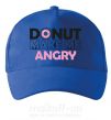 Кепка Donut make me angry Ярко-синий фото