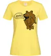 Женская футболка Дрищ Лимонный фото