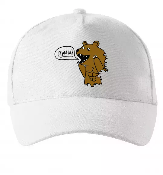 Кепка Дрищ Белый фото