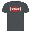 Мужская футболка Crossfit hand Графит фото