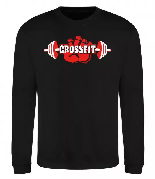 Свитшот Crossfit hand Черный фото