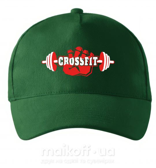 Кепка Crossfit hand Темно-зелений фото