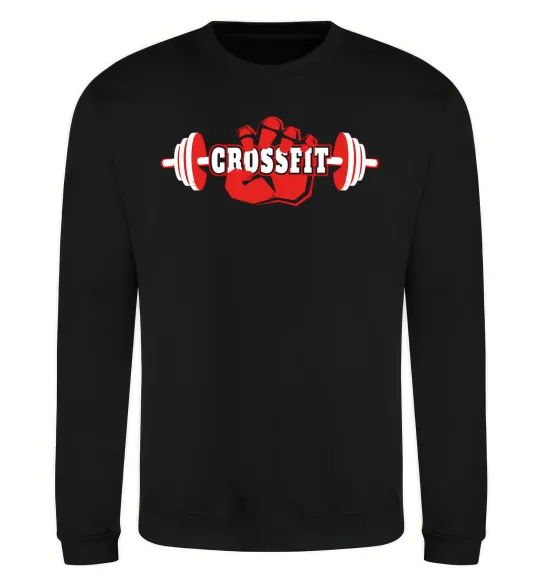 Світшот Crossfit hand Чорний фото