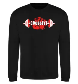Світшот Crossfit hand Чорний фото