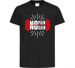 Дитяча футболка No pain no gain barbell Дитяча футболка No pain no gain barbell