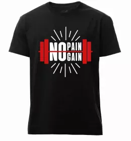 Чоловіча преміум футболка Try harder than yesterday Чорний фото