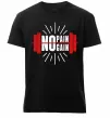 Чоловіча преміум футболка No pain no gain barbell Чорний фото