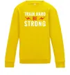 Дитячий світшот Train hard be strong Сонячно жовтий фото