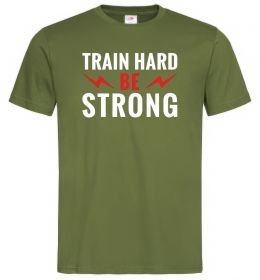 Мужская футболка Train hard be strong Мужская футболка Train hard be strong