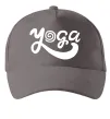 Кепка Yoga lettering Серый фото