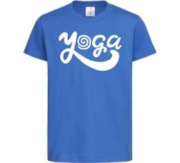 Дитяча футболка Yoga lettering