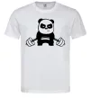 Мужская футболка Strong panda Белый Мужская футболка Strong panda Белый фото