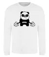 Свитшот Strong panda Белый Свитшот Strong panda Белый фото