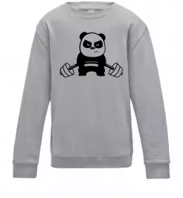 Дитячий світшот Today i`m a serious goose Сірий меланж фото