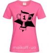 Женская футболка Кубок победителя Ярко-розовый фото
