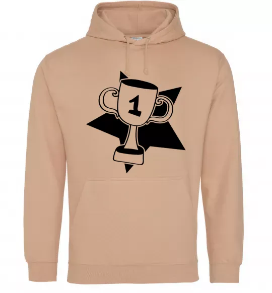 Чоловіча толстовка (худі) Кубок переможця Пісочний фото