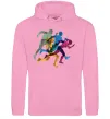 Мужская толстовка (худи) Бігуни Розовый фото