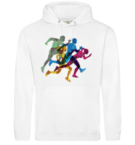 Женская толстовка (худи) Бігуни Белый фото