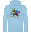 Жіноча толстовка (худі) Бігуни Блакитний фото
