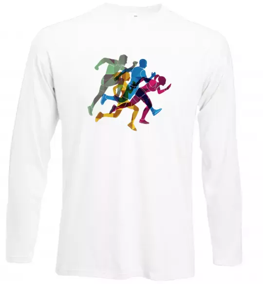 Лонгслив Бігуни Белый фото