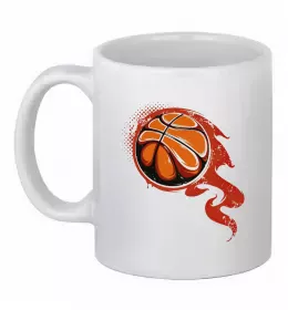 Чашка керамическая Basketball dad Белый фото