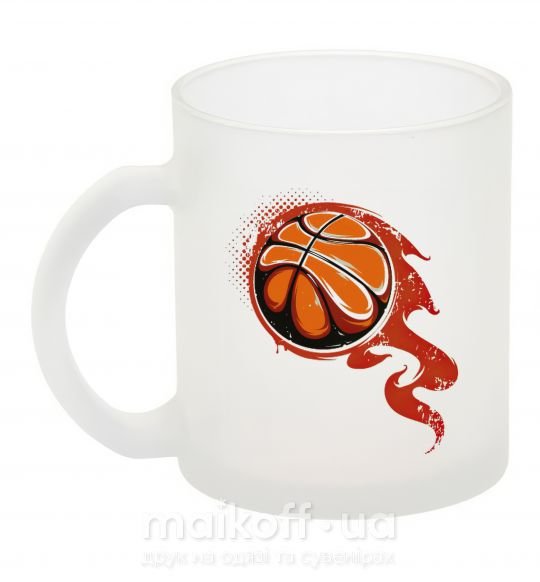 Чашка стеклянная Баскетбольный мяч Фроузен фото