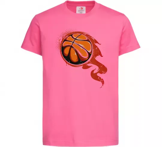 Детская футболка Баскетбольний м'яч Ярко-розовый фото