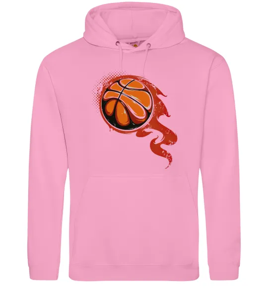 Чоловіча толстовка (худі) Баскетбольний м'яч Рожевий фото
