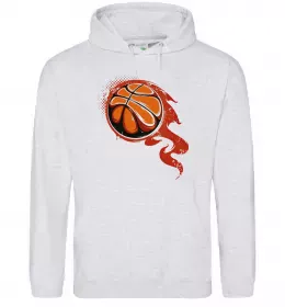 Мужская толстовка (худи) Basketball love Черный фото