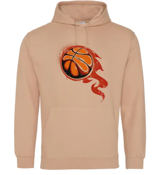 Жіноча толстовка (худі) Баскетбольний м'яч Пісочний фото