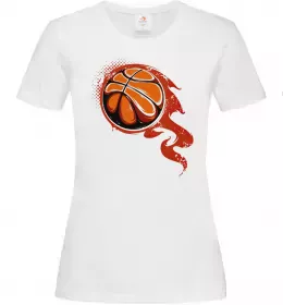 Женская футболка Basketball love Черный фото