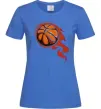 Женская футболка Баскетбольний м'яч Ярко-синий фото