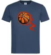 Мужская футболка Баскетбольний м'яч Темно-синий Мужская футболка Баскетбольний м'яч Темно-синий фото