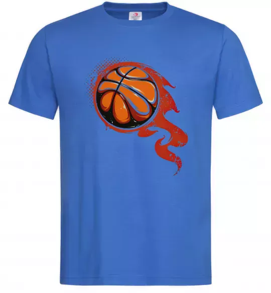 Мужская футболка Баскетбольний м'яч Ярко-синий фото