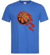 Мужская футболка Баскетбольний м'яч Ярко-синий Мужская футболка Баскетбольний м'яч Ярко-синий фото