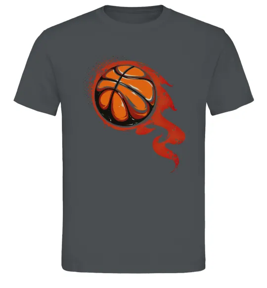 Мужская футболка Баскетбольний м'яч Графит фото