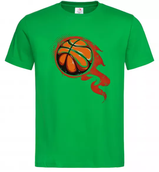 Мужская футболка Баскетбольний м'яч Зеленый фото