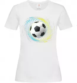 Женская футболка Soccer mom Белый фото