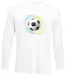 Лонгслив М'яч футбольний бризки Белый Лонгслив М'яч футбольний бризки Белый фото