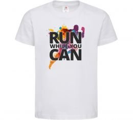 Детская футболка Run while you can