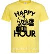 Мужская футболка Happy hour Лимонный фото