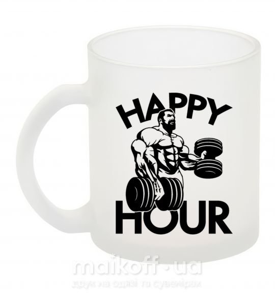 Чашка скляна Happy hour Фроузен фото