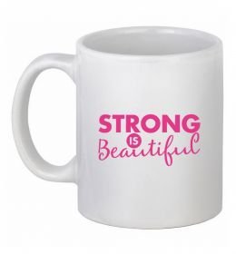 Чашка керамическая Strong is beautiful Чашка керамическая Strong is beautiful