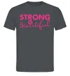 Мужская футболка Strong is beautiful Графит Мужская футболка Strong is beautiful Графит фото