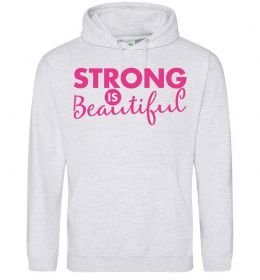 Мужская толстовка (худи) Strong is beautiful Мужская толстовка (худи) Strong is beautiful