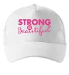 Кепка Strong is beautiful Білий фото