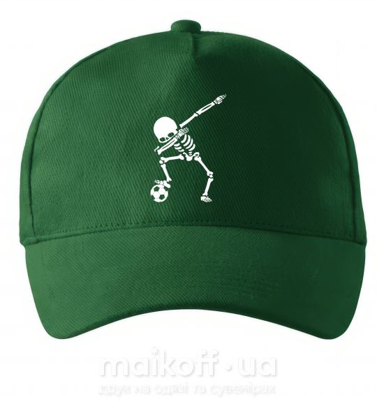 Кепка Football skeleton Темно-зеленый фото