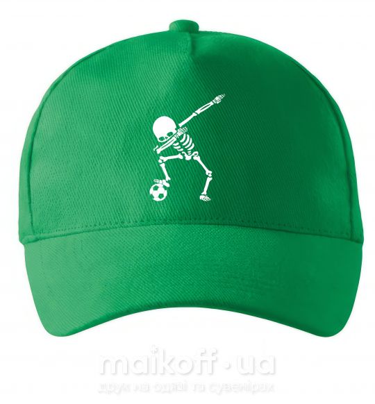 Кепка Football skeleton Зеленый фото